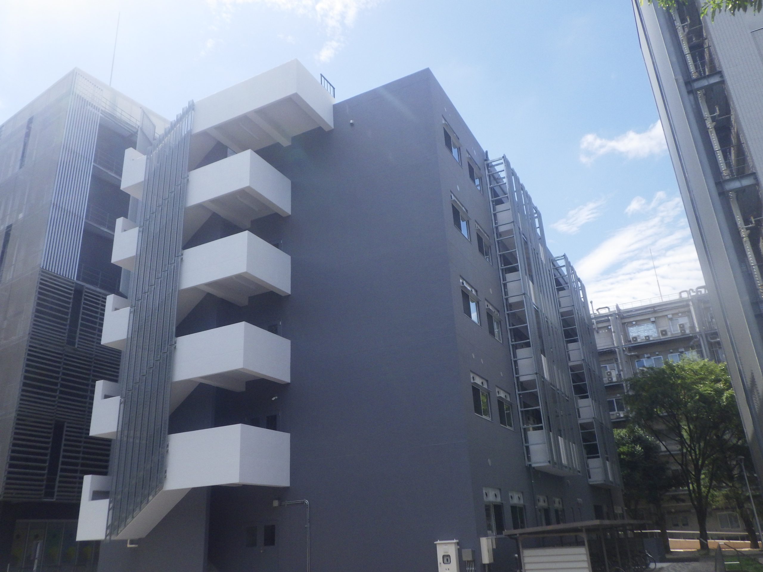 名古屋大学理学部G館施工後ノンネットガードＵ